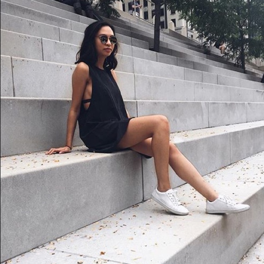 American apparel low armhole shift dress